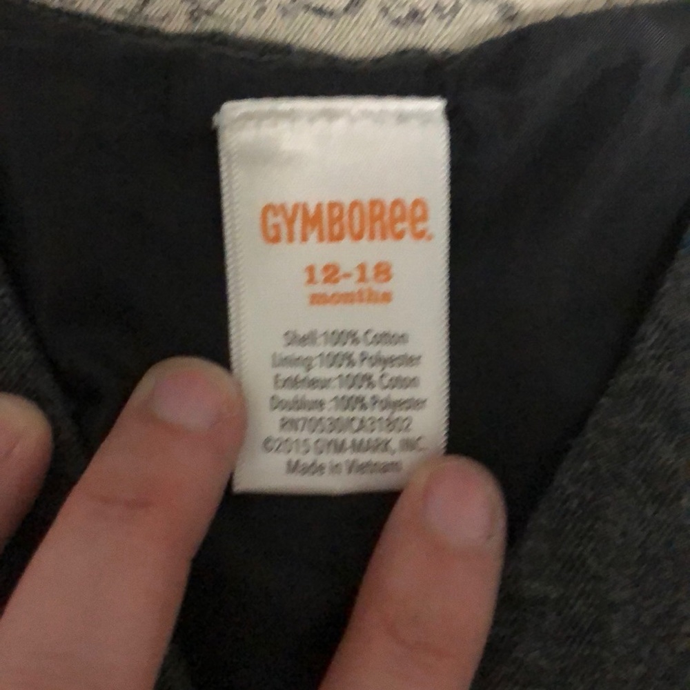 Gymboree gray dress vest size 12-18 months - Picture 3 of 4